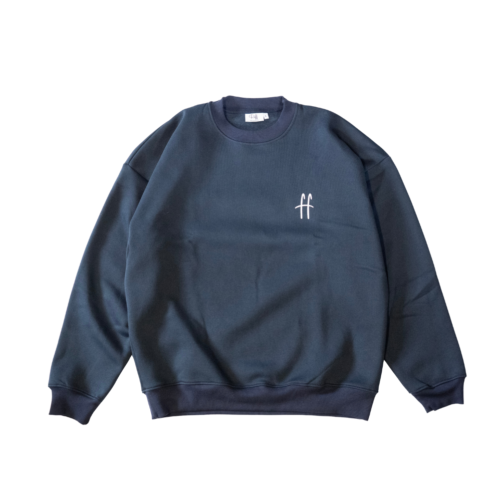 Riff Basic Crewneck | Navy