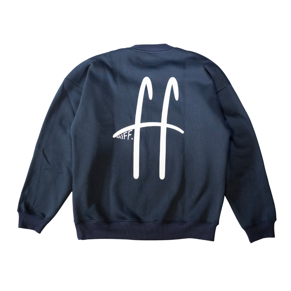 Riff Basic Crewneck | Navy