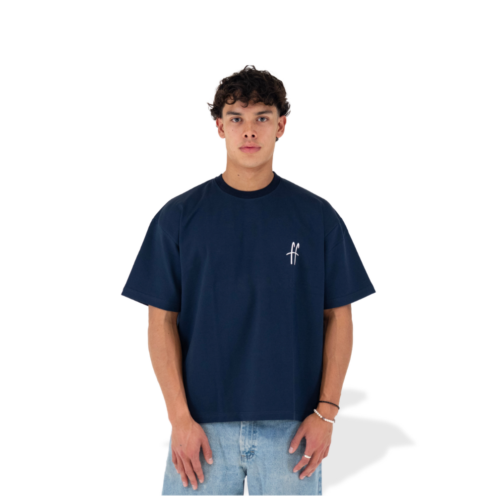 Riff Basic Tee | Navy