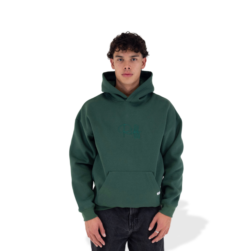 Riff Basic Hoodie | Dark Green